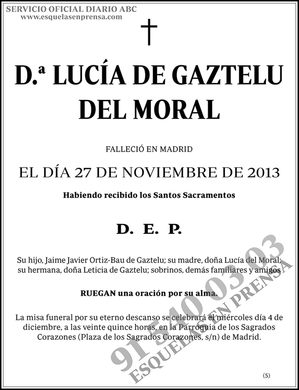 Lucía de Gaztelu del Moral